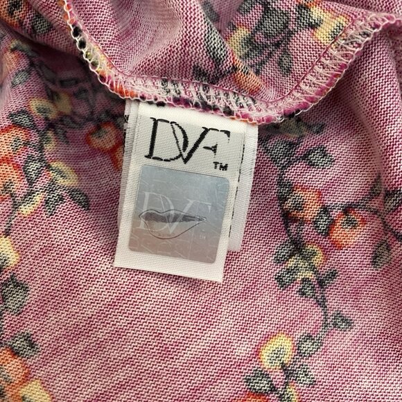 Diane von Furstenberg DVF Jilda Two Wrap Dress Size 2 Pink Floral Print Collared - Picture 9 of 14